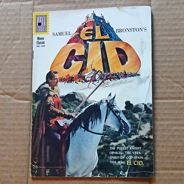 Dell Four Color Movie Classic #1259 El Cid 1961 Silver Age Comic Dell Four Color Movie Classic #1259 El Cid 1961 Silver Age Comic