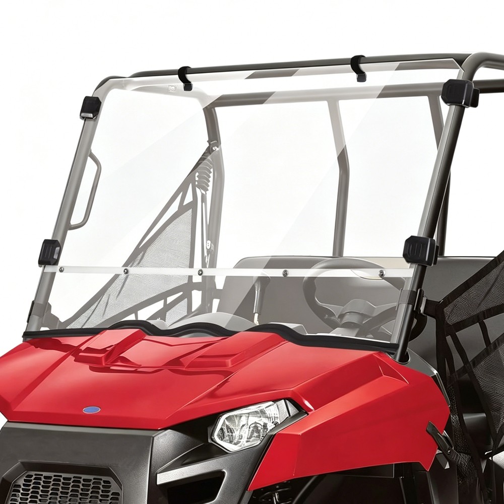 Front Windshield Window for Polaris Ranger 400 800 Midsize,500 570 EV 2010-2014 Front Windshield Window for Polaris Ranger 400 800 Midsize,500 570 EV 2010-2014