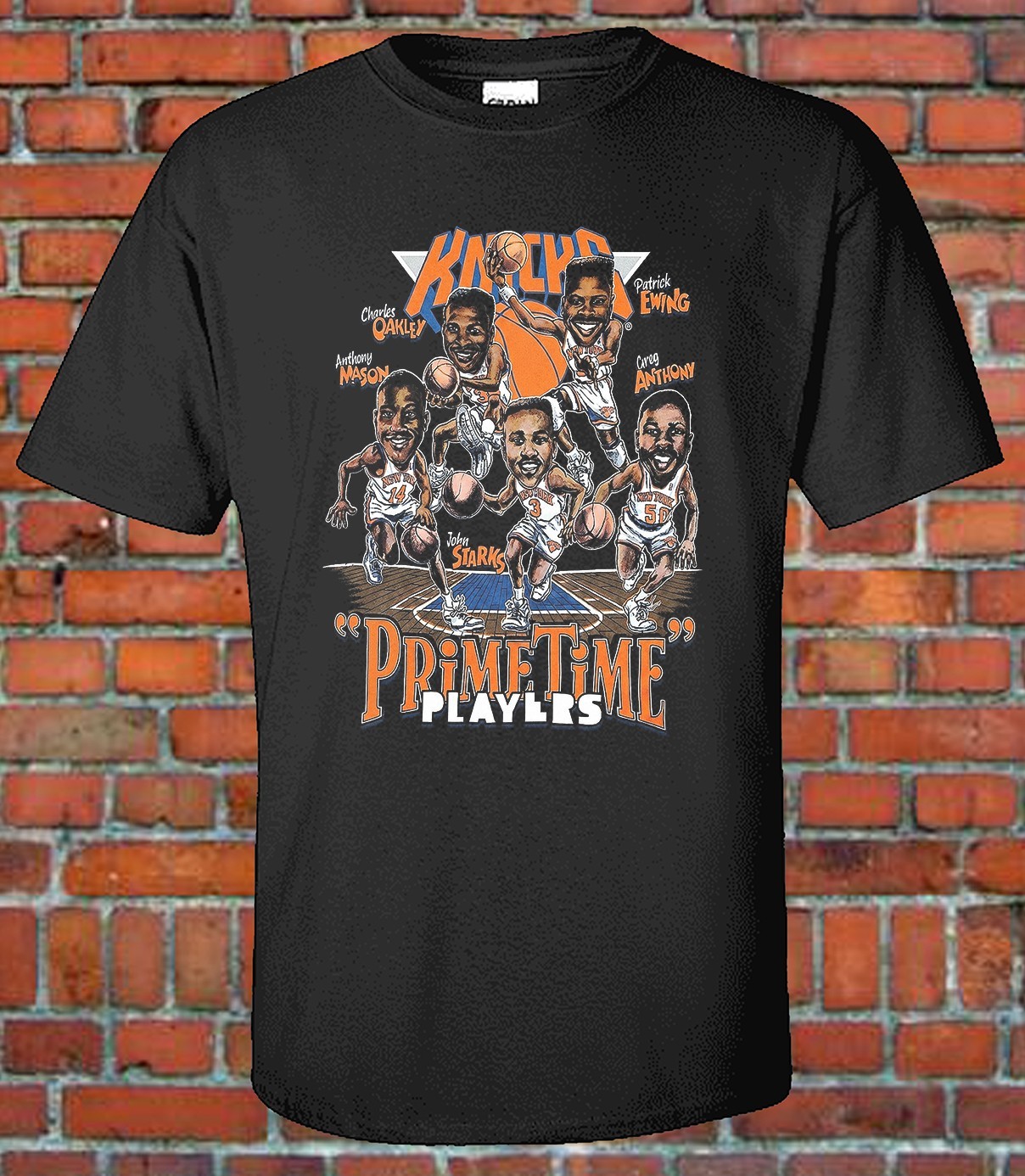 Vintage Recreated Knick Character Tee - Bootleg Tee - Graphic T-Shirt Vintage Recreated Knick Character Tee - Bootleg Tee - Graphic T-Shirt