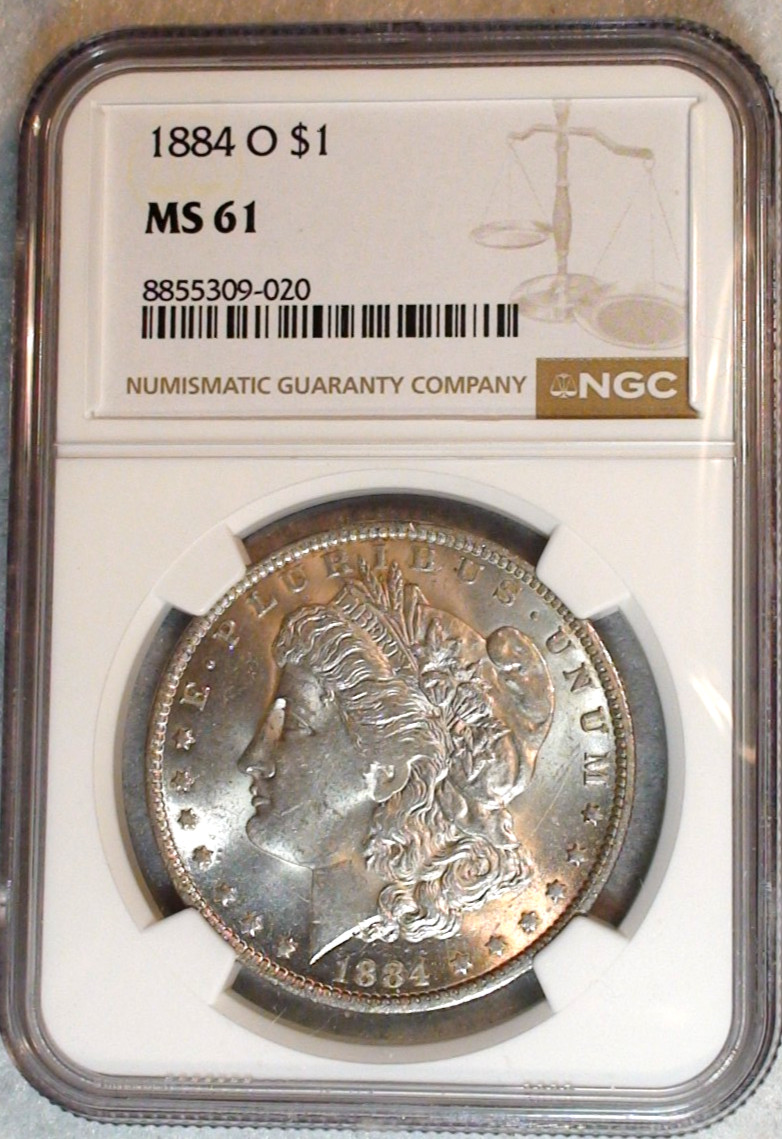 1884 O Morgan Dollar NGC MS61 UNCIRCULATED BETTER DATE $1 Coin BUY IT NOW
