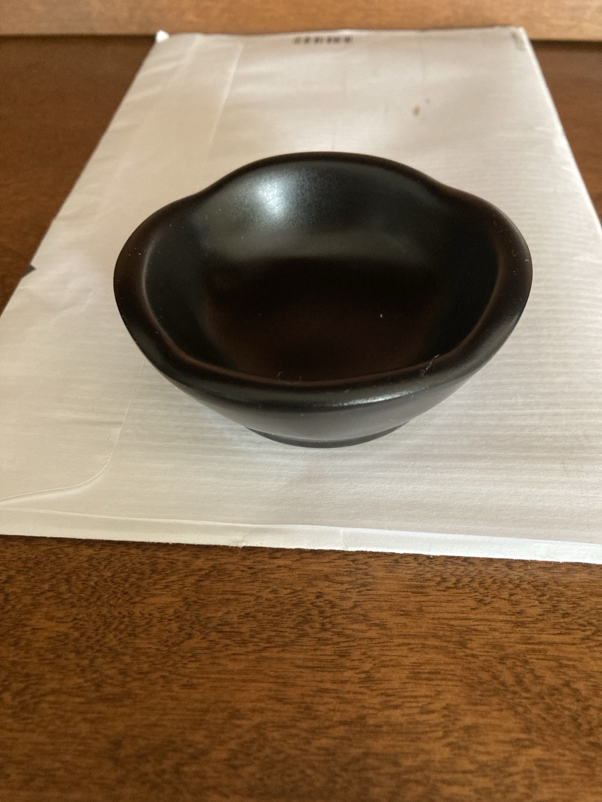 Yanco China BP-0003 Black Pearl 2.5 oz. Melamine Sauce Dish - 6 Doz Yanco China BP-0003 Black Pearl 2.5 oz. Melamine Sauce Dish - 6 Doz