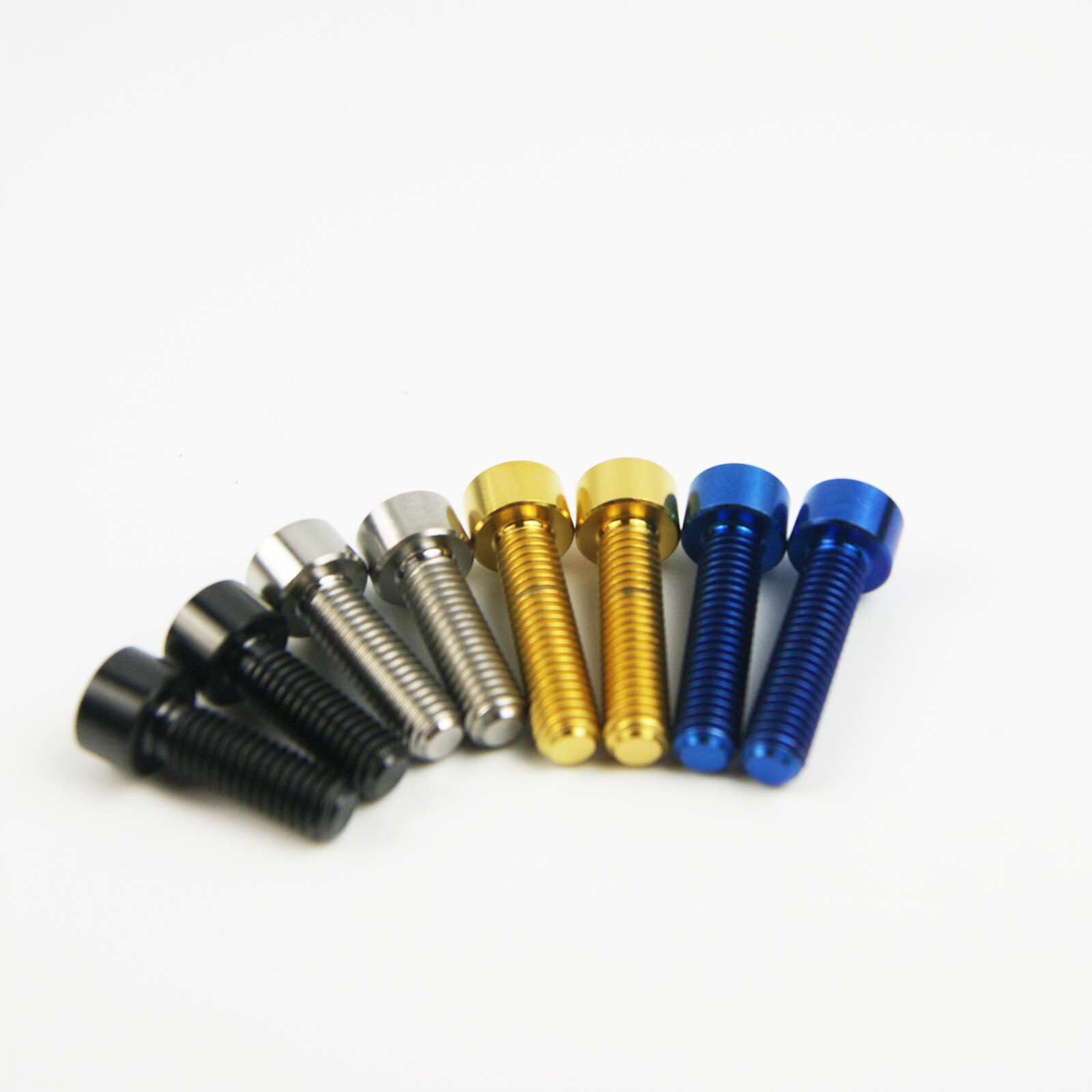 Titanium Ti Bicycle bike 16mm 18 M6X20 M6X25mm Screw Allen Hex Socket Head Bolts Titanium Ti Bicycle bike 16mm 18 M6X20 M6X25mm Screw Allen Hex Socket Head Bolts