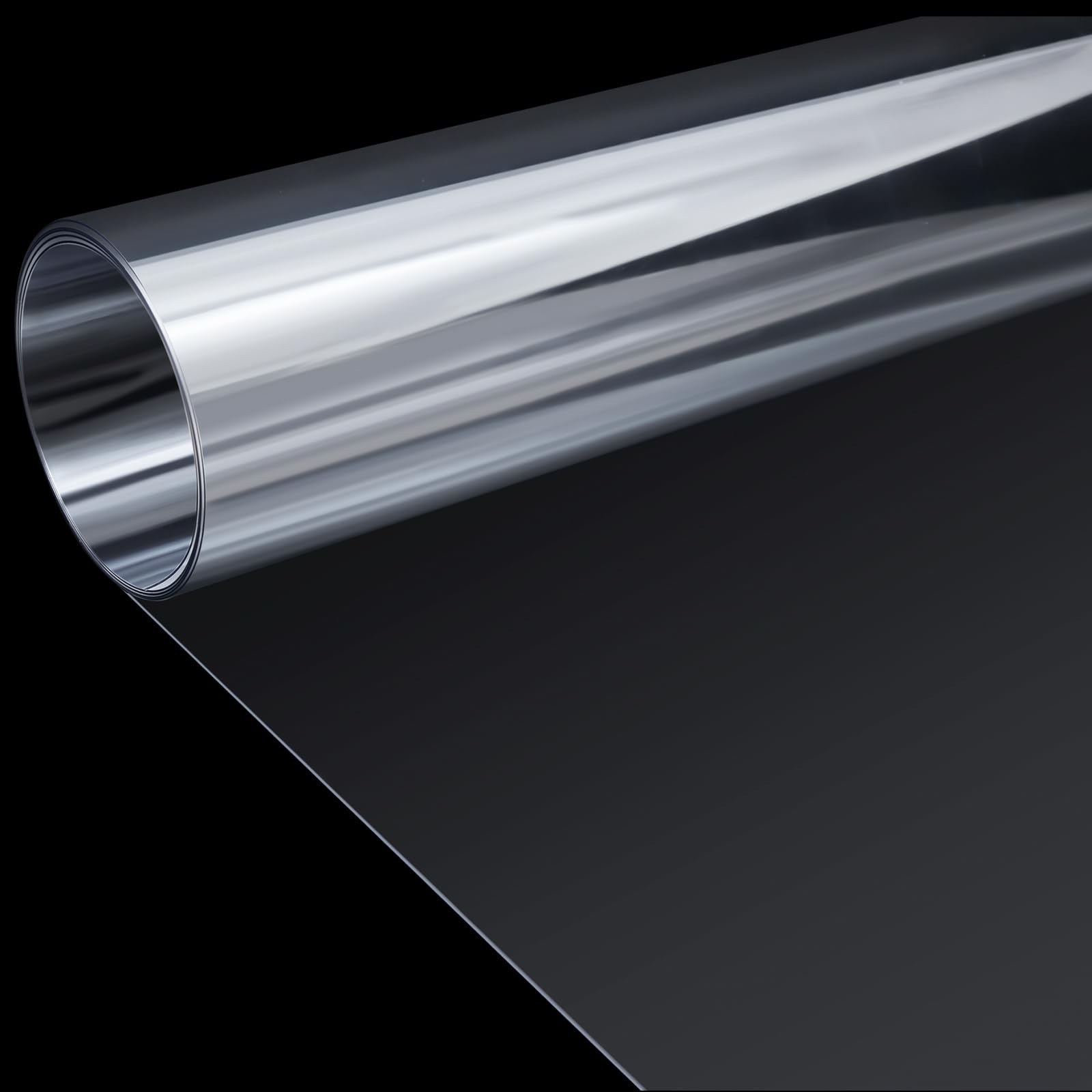 48 x 96 Inch Extra Large PET Plexiglass Sheets Roll, Transparent Clear Flexib... 48 x 96 Inch Extra Large PET Plexiglass Sheets Roll, Transparent Clear Flexib...