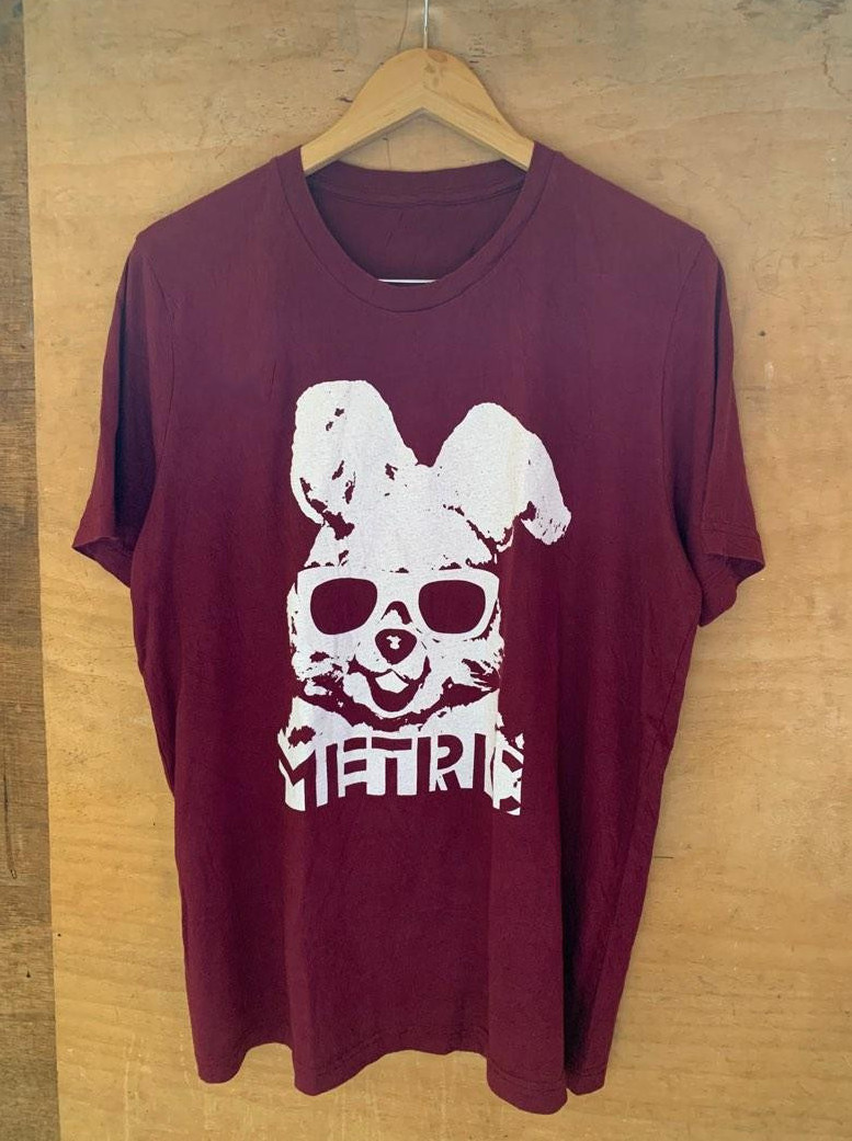 Metric band Rabbit Red Unisex T Shirt Full Size S-5XL AL750