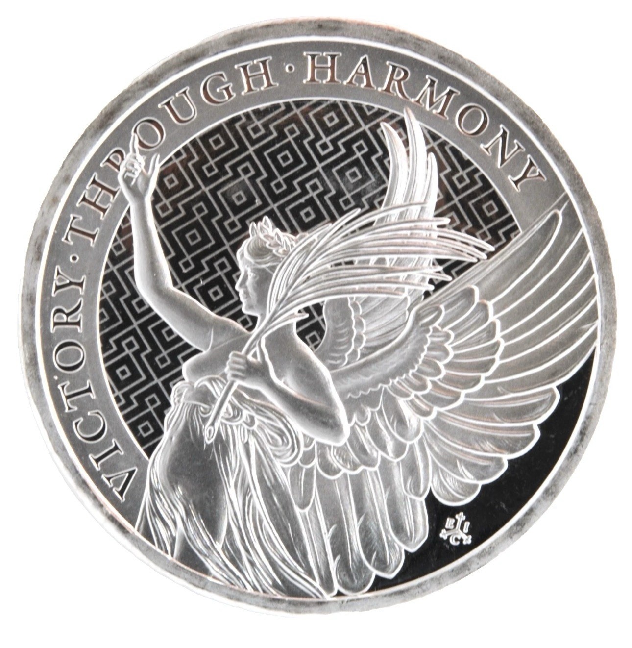 2021 St. Helena Victory Through Harmony 1 oz .999 Silver Coin Queen’s Virtues