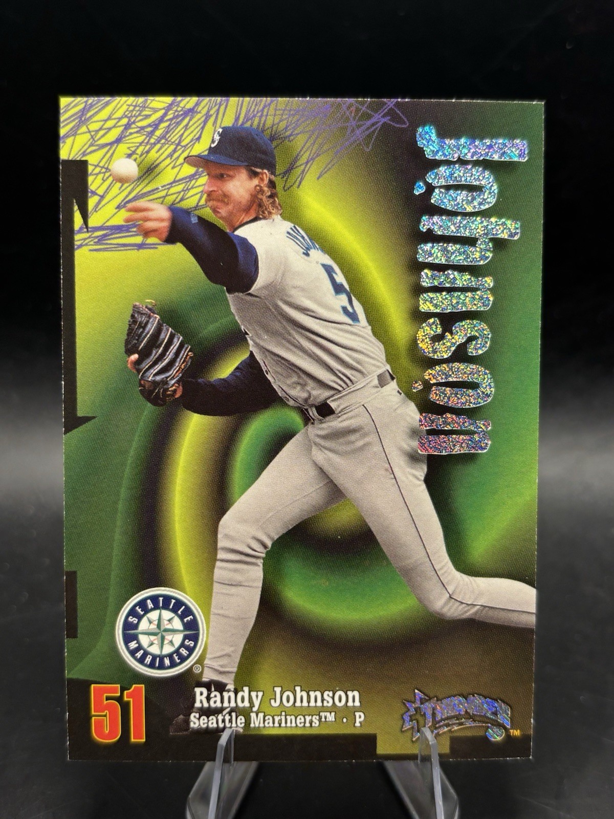 SkyBox 1998 Circa Thunder RAVE /150 Randy Johnson #134 Seattle Mariners SkyBox 1998 Circa Thunder RAVE /150 Randy Johnson #134 Seattle Mariners
