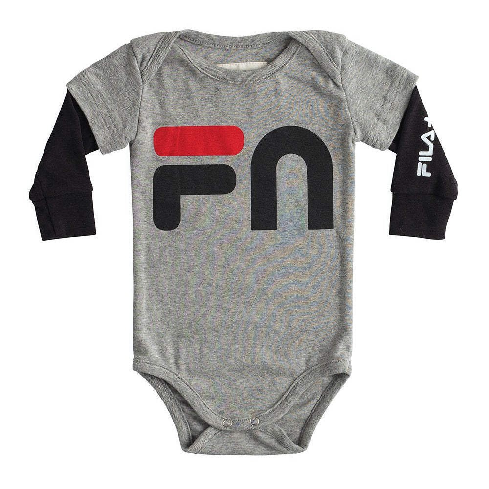 Nununu Kids Fila X Nununu Fn Longsleeve Bodysuit