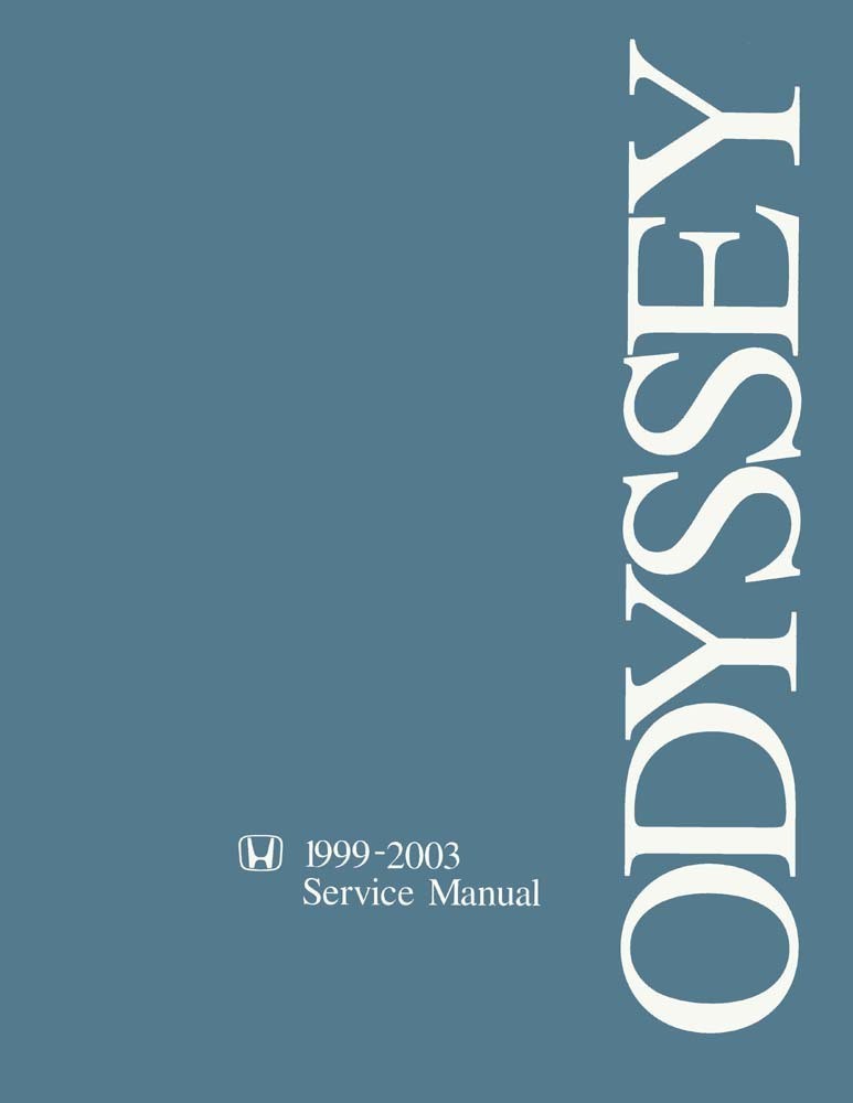 1999-2003 Honda Odyssey Factory Shop Service Manual 1999-2003 Honda Odyssey Factory Shop Service Manual