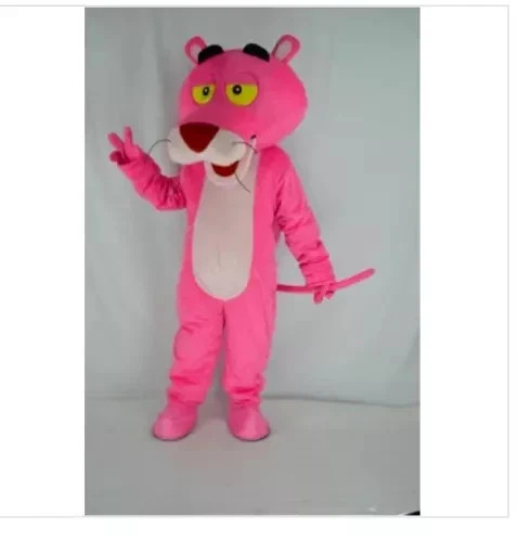 Adult Pink Panther Mascot Costume Fancy Dress Halloween professional handmade
