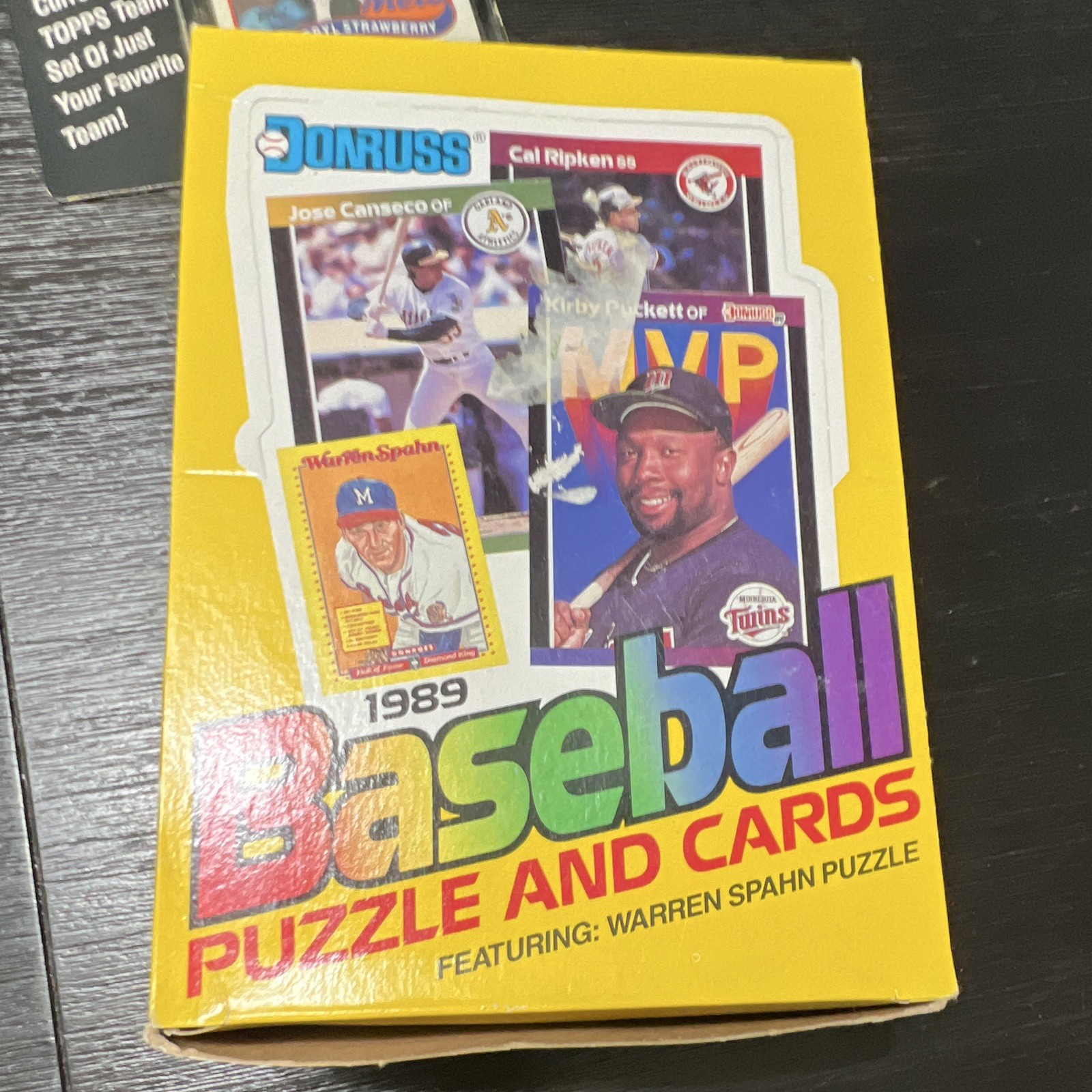 Donruss 1989 Baseball Puzzle Cards MLB 1 Box 36 Cards Warren Spahn Donruss 1989 Baseball Puzzle Cards MLB 1 Box 36 Cards Warren Spahn