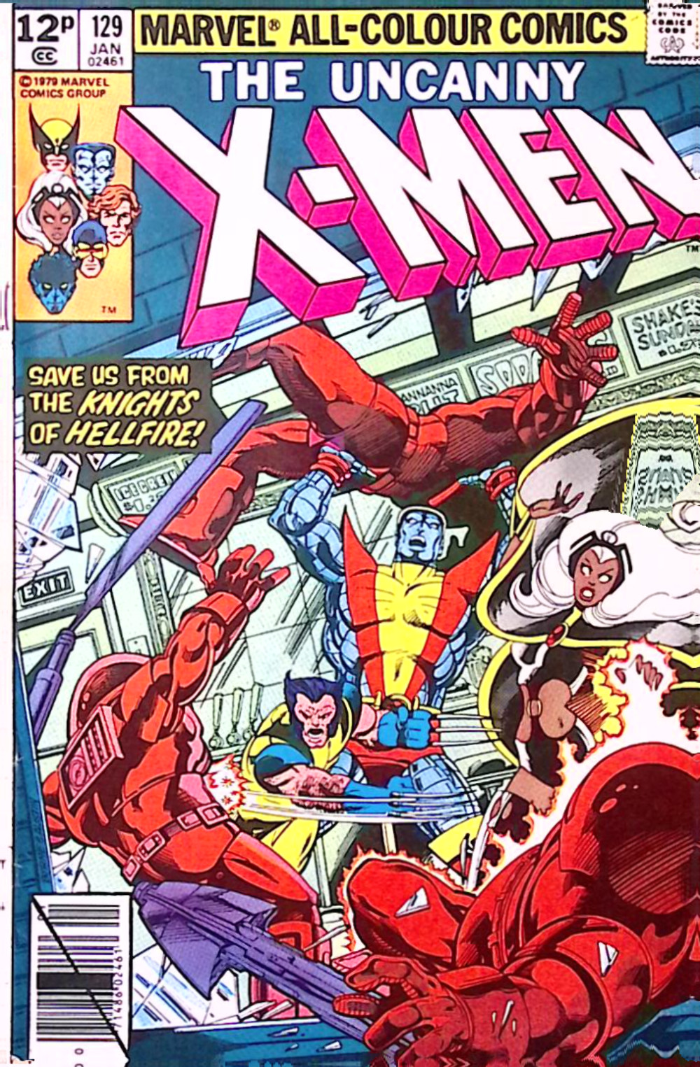 X-Men #129 (1980) – 1st Kitty Pryde, Emma Frost & Hellfire Club – FN/VF