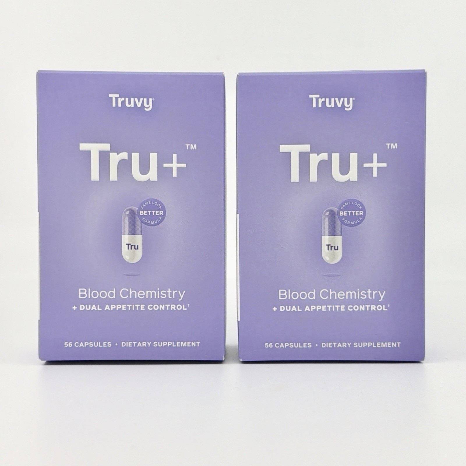 Truvy TRU+ for Blood Chemistry & Dual Appetite Control 2 PACK - New/Sealed Truvy TRU+ for Blood Chemistry & Dual Appetite Control 2 PACK - New/Sealed