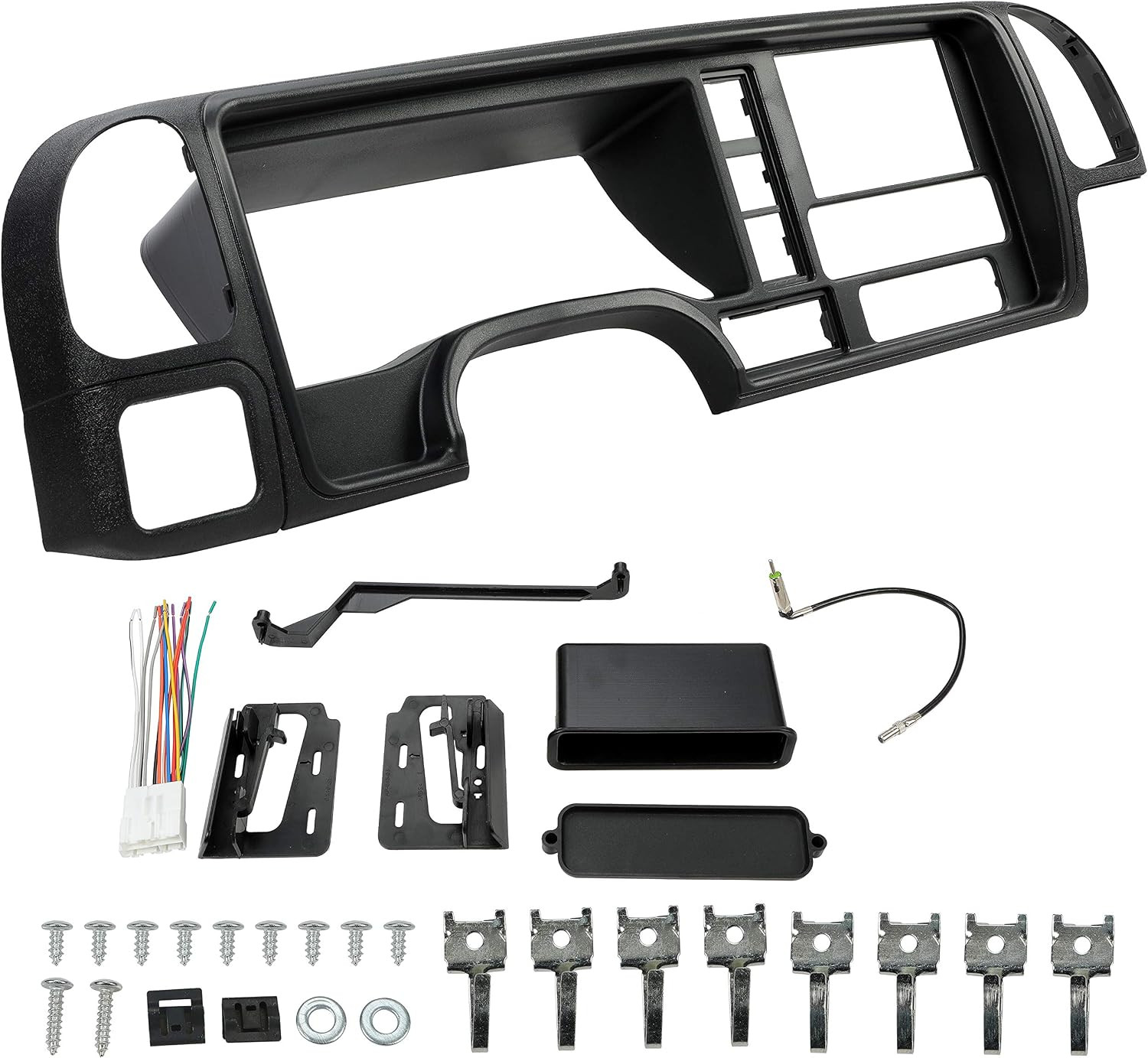 Double Din Dash Panel Compatible with 95-02 GMC Chevrolet Cadillac