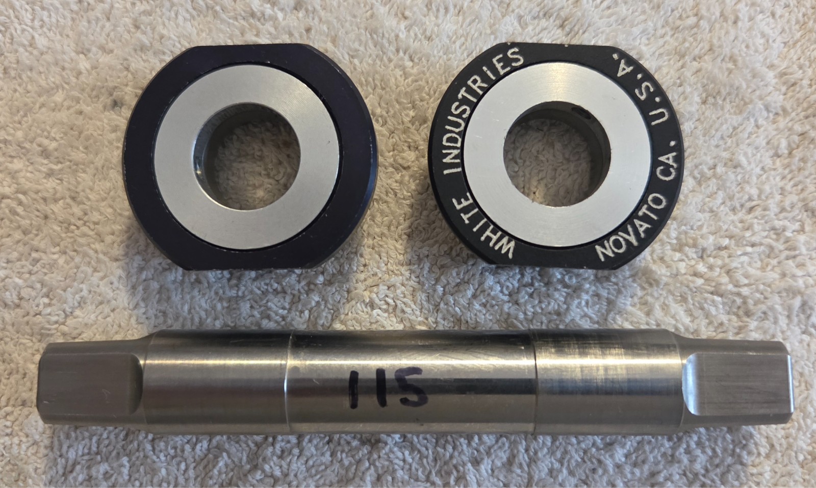 White Industries Titanium, Square Taper Bottom Bracket 68/73×115 NEW White Industries Titanium, Square Taper Bottom Bracket 68/73×115 NEW