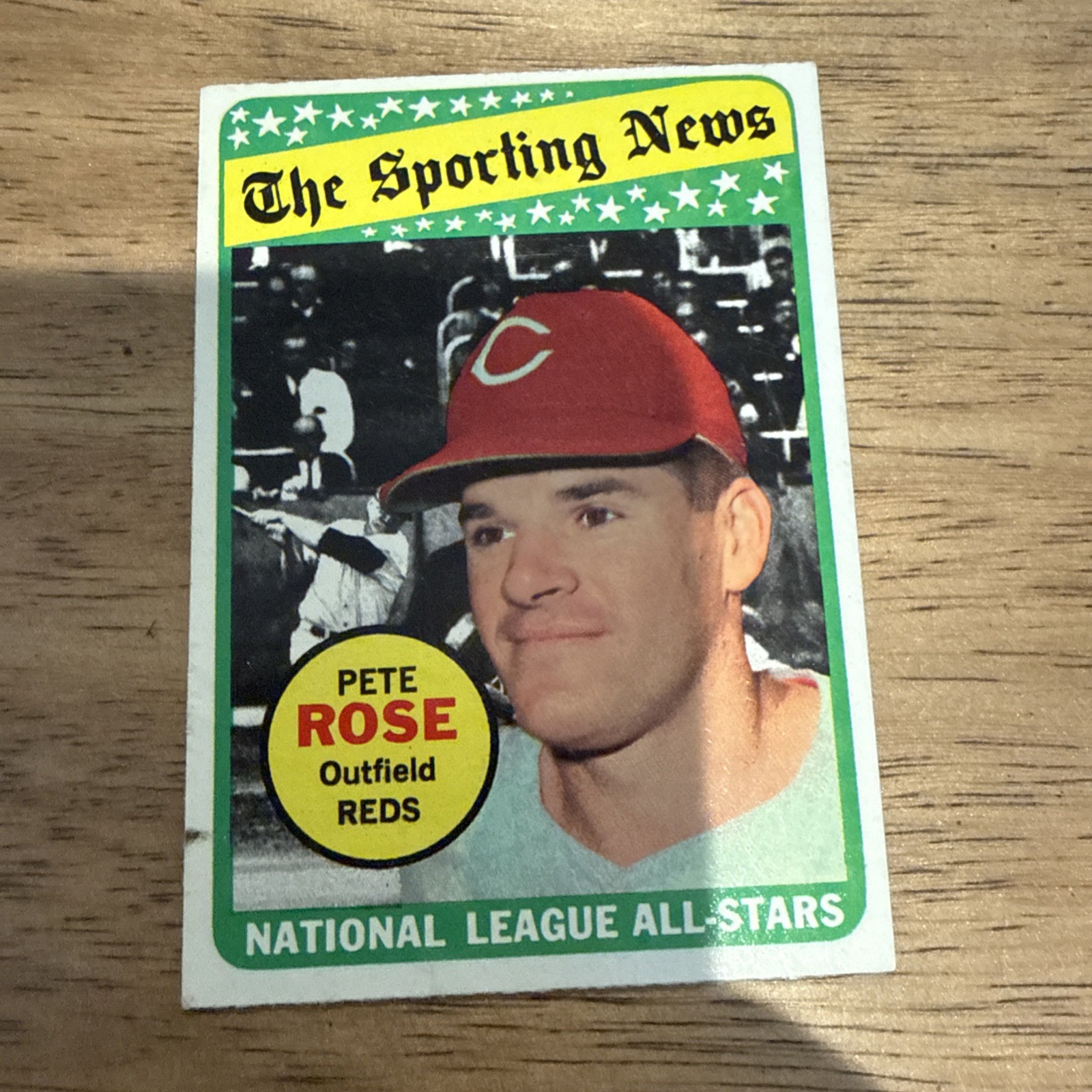 Pete Rose 1969 Topps #424 All-Star Pete Rose 1969 Topps #424 All-Star