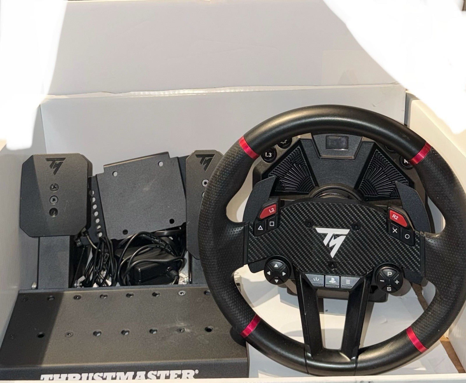 Thrustmaster T598 Direct Drive Racing Wheel & Pedal Set - PS5 / PS4 / PC - READ Thrustmaster T598 Direct Drive Racing Wheel & Pedal Set - PS5 / PS4 / PC - READ