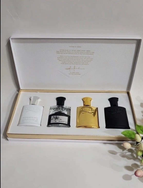 Creed 4 Piece Gift Set For Men New In Box *NEVER SPRAYED* 30ML Per Bottle Creed 4 Piece Gift Set For Men New In Box *NEVER SPRAYED* 30ML Per Bottle