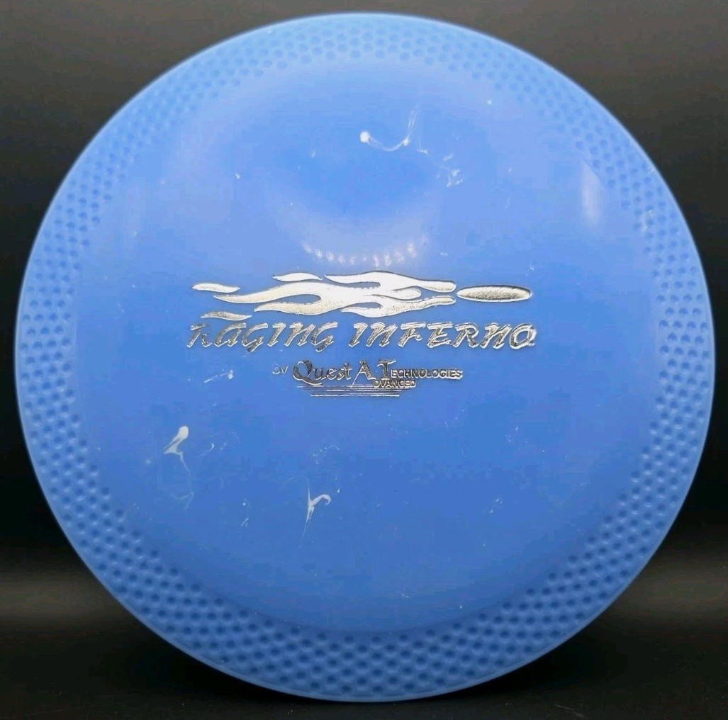 RARE 2006 Quest AT Raging Inferno DT 173g Blue White Speckled Silver Foil NEW