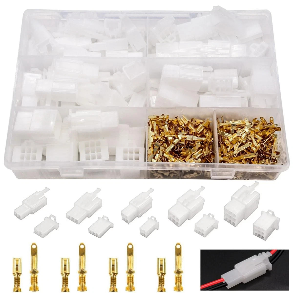 432pcs Automotive Electrical Wire Connectors Kit 1 2.8mm 2 3 4 6 9 Pin 432pcs Automotive Electrical Wire Connectors Kit 1 2.8mm 2 3 4 6 9 Pin