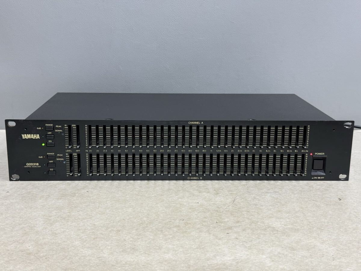 YAMAHA Q2031B Graphic Equalizer Dual Channel 31 Band Rack Audio EQ