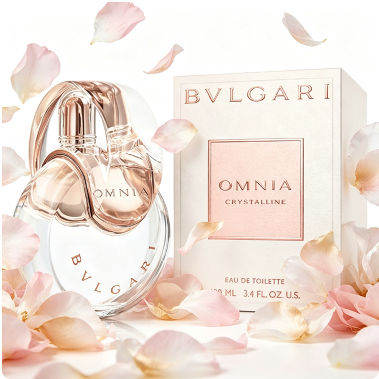 Bvlgari Omnia Crystalline 3.4 Oz Eau De Toilette Spray for Women New & Sealed