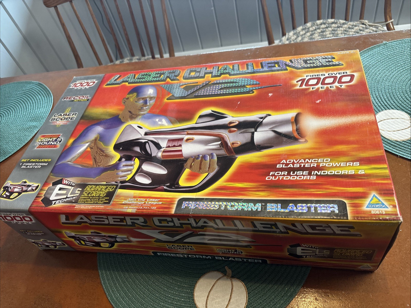 Vintage Laser Challenge V2  Fires Over 1000 ft  New In Box Never Used
