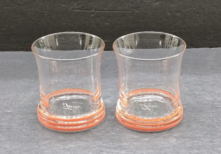 Vintage Fiesta Homer Laughlin Fiestaware Tumbler Glass Persimmon Rare 1989