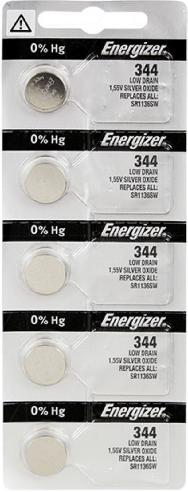 20 Energizer 344 SR1136SW Silver Oxide Watch Batteries 1.55V FREE W/Tracking 20 Energizer 344 SR1136SW Silver Oxide Watch Batteries 1.55V FREE W/Tracking