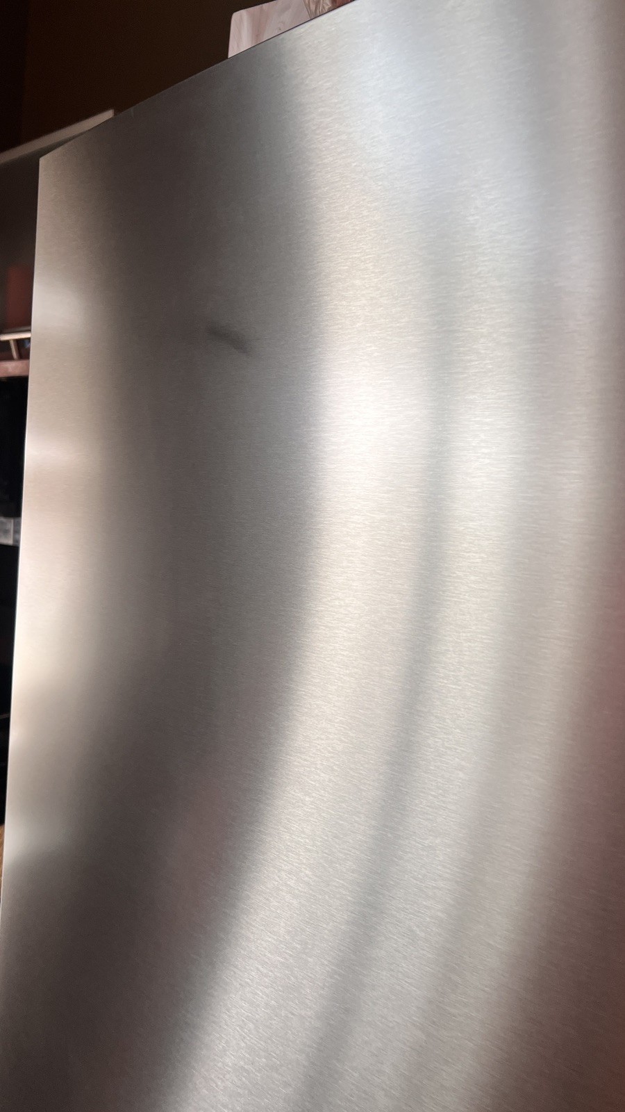 Frigidaire Gallery GRBN2012AF stainless top fridge door