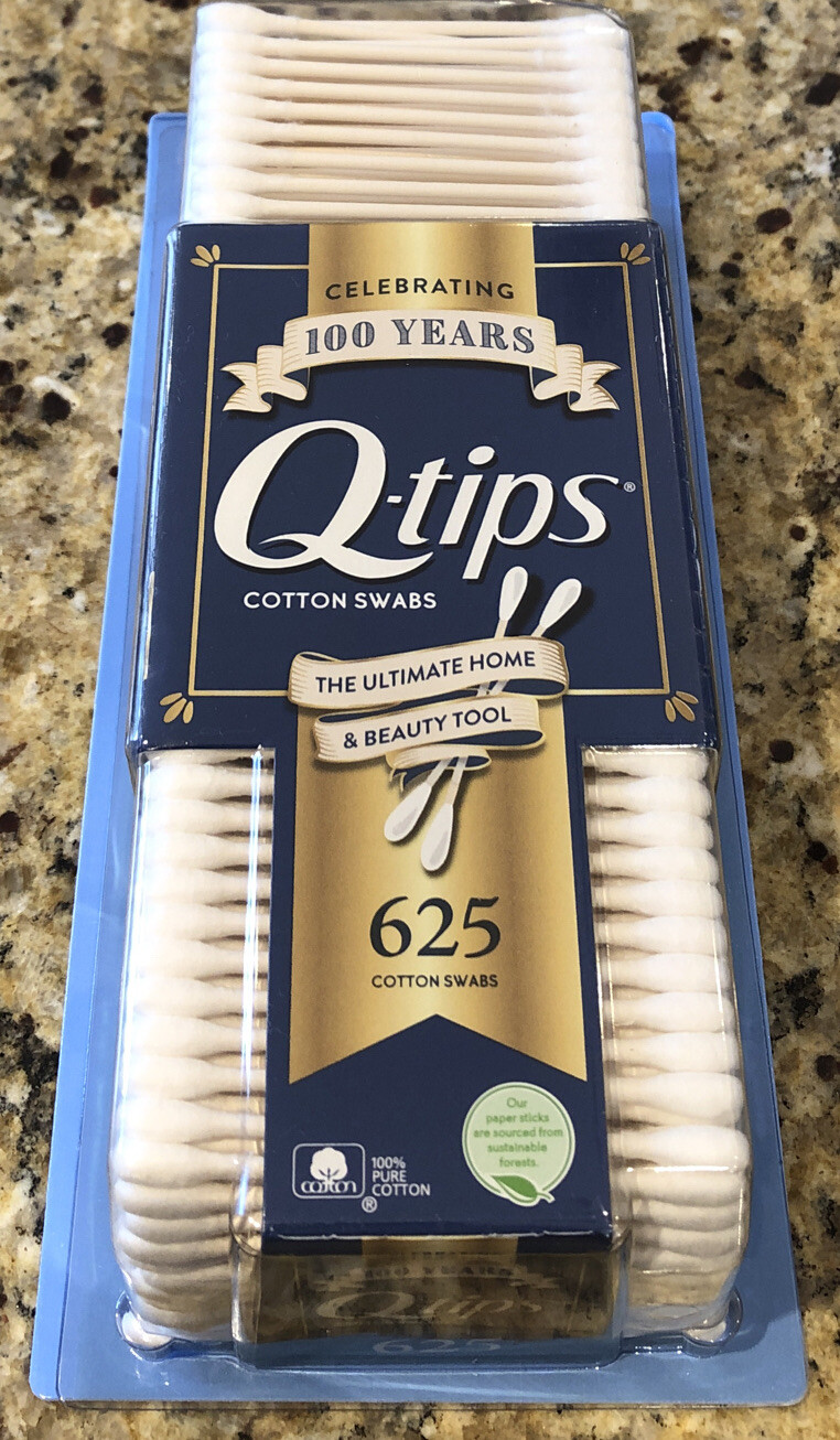 Q-TIPS COTTON SWABS 625 CT Q-TIPS COTTON SWABS. 