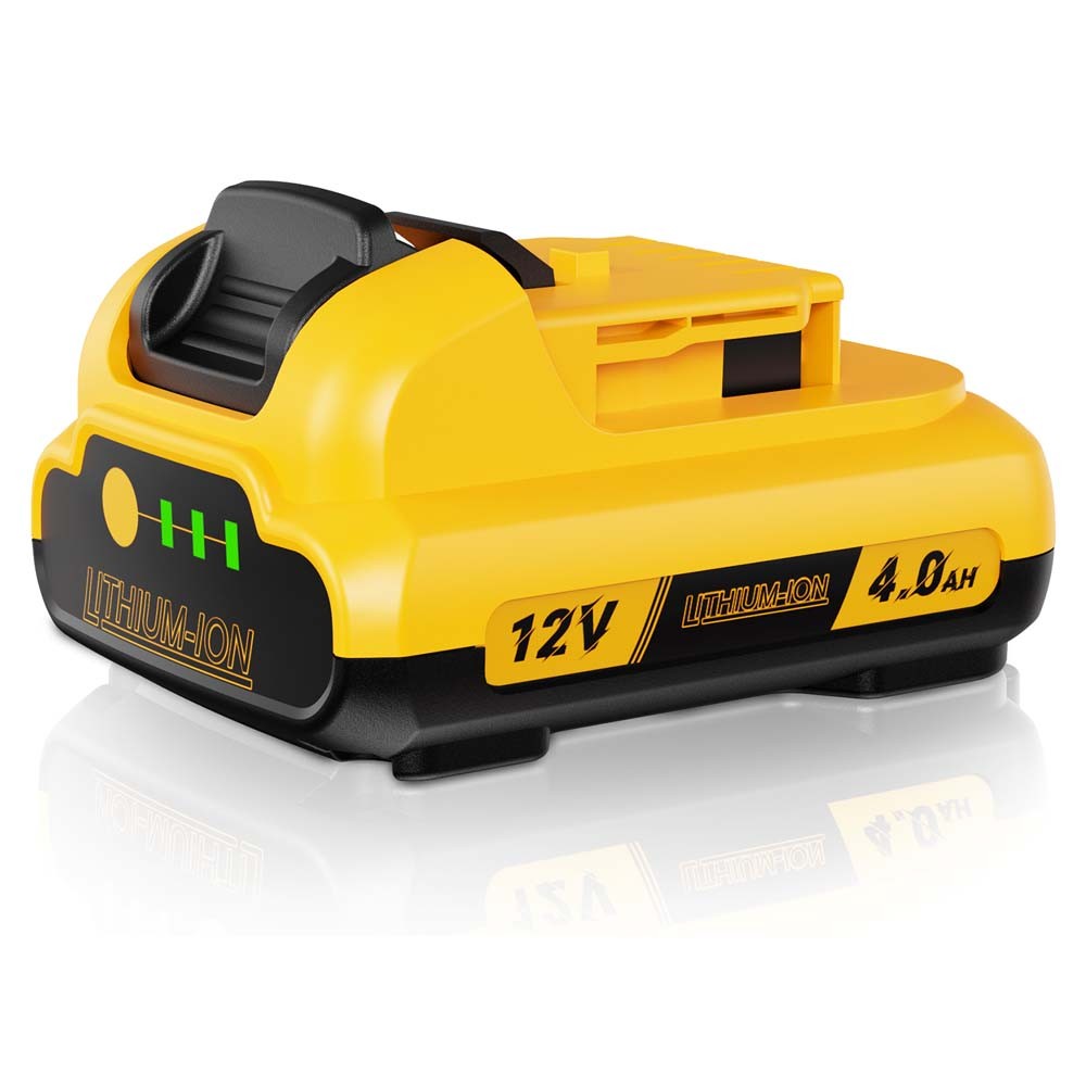 1-4PCS 12V 4.0Ah Max Lithium-Ion Battery/Charger For Dewalt DCB126 DCB120 DCB124