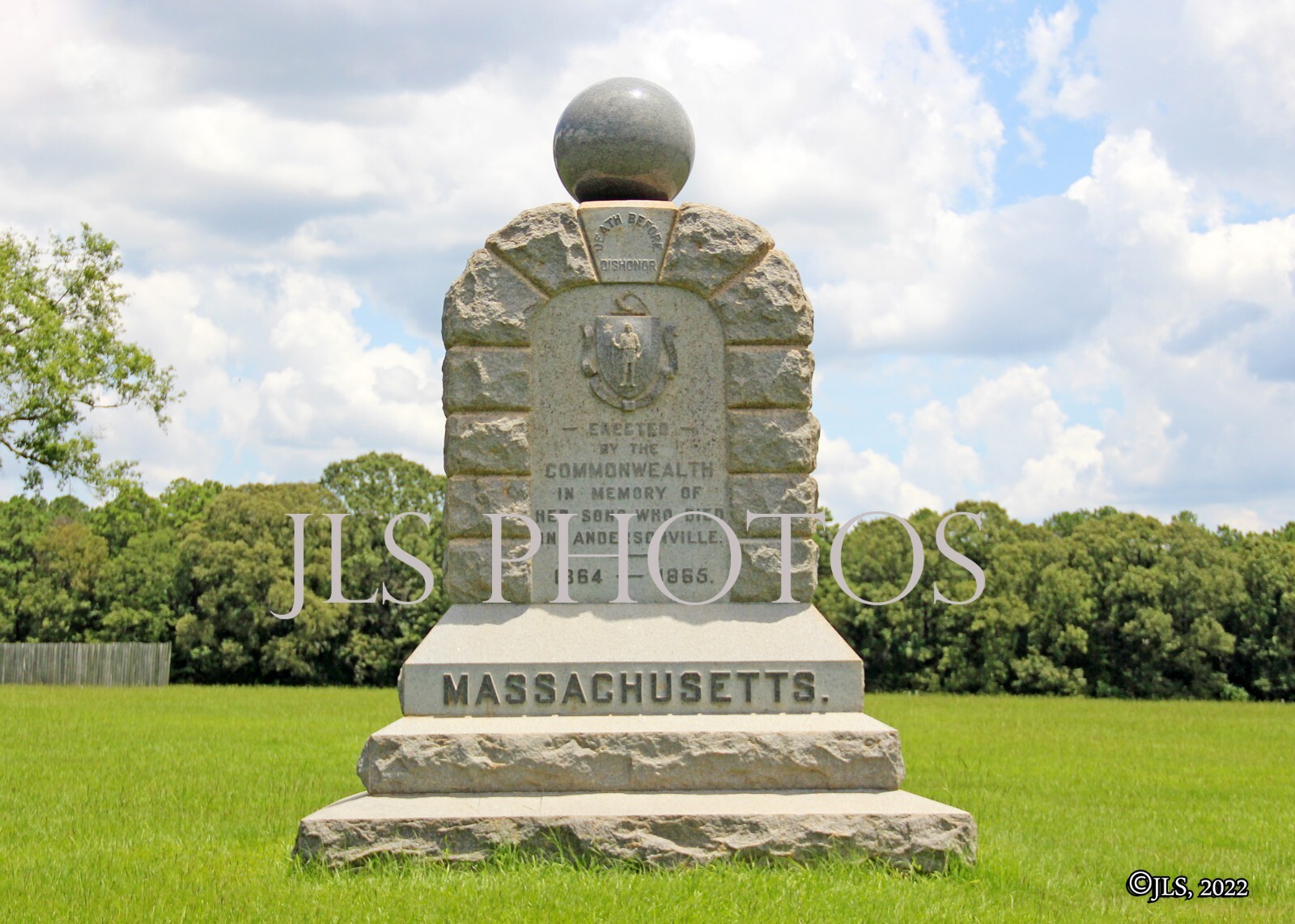 Georgia - Andersonville Massachusetts Monument (5x7 Photo)