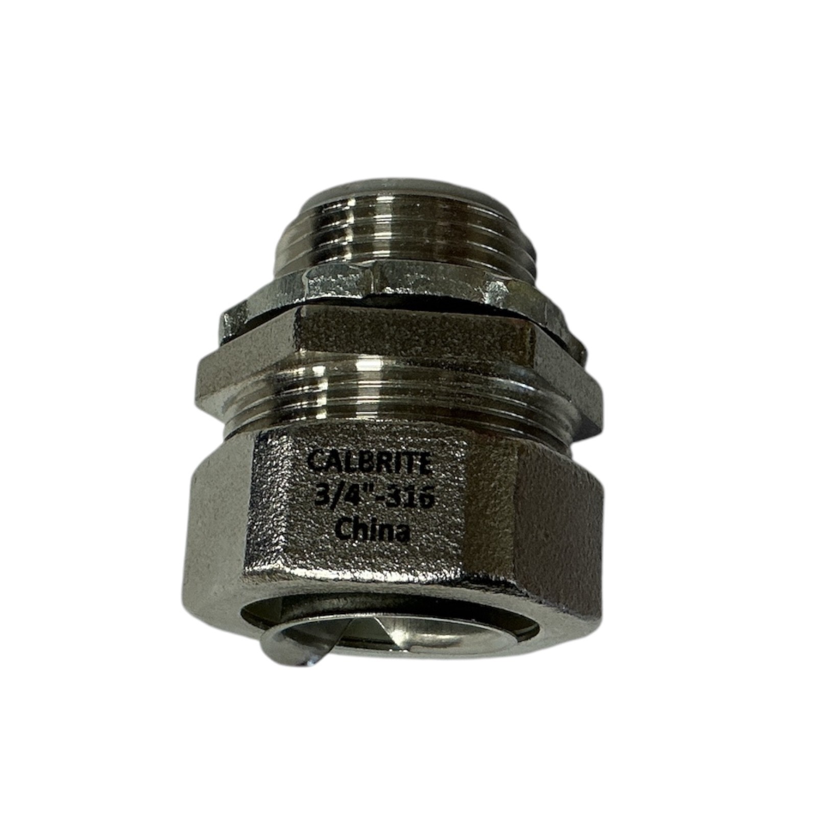Calbrite S60700FCS0 3/4” 316 Stainless Steel Liquidtight Connector NEW