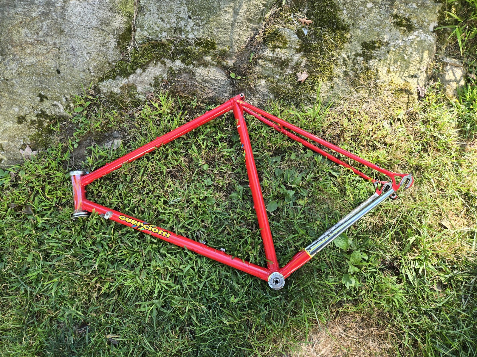 Vintage Guerciotti Sprint, Red Steel FrameSet Vintage Guerciotti Sprint, Red Steel FrameSet