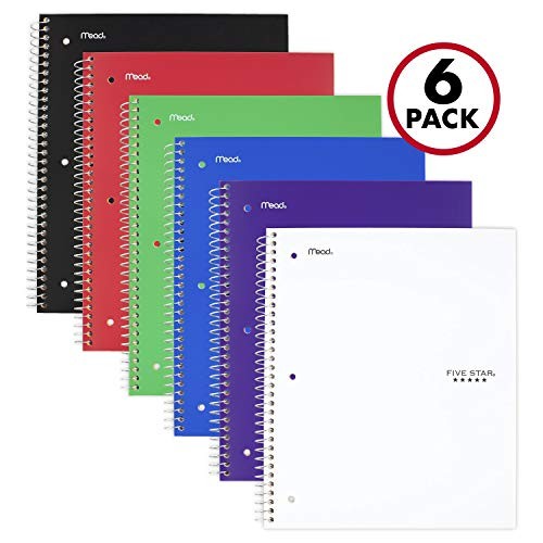 Mead Five Star Subject Spiral Notebook (mea-38052) (mea38052)