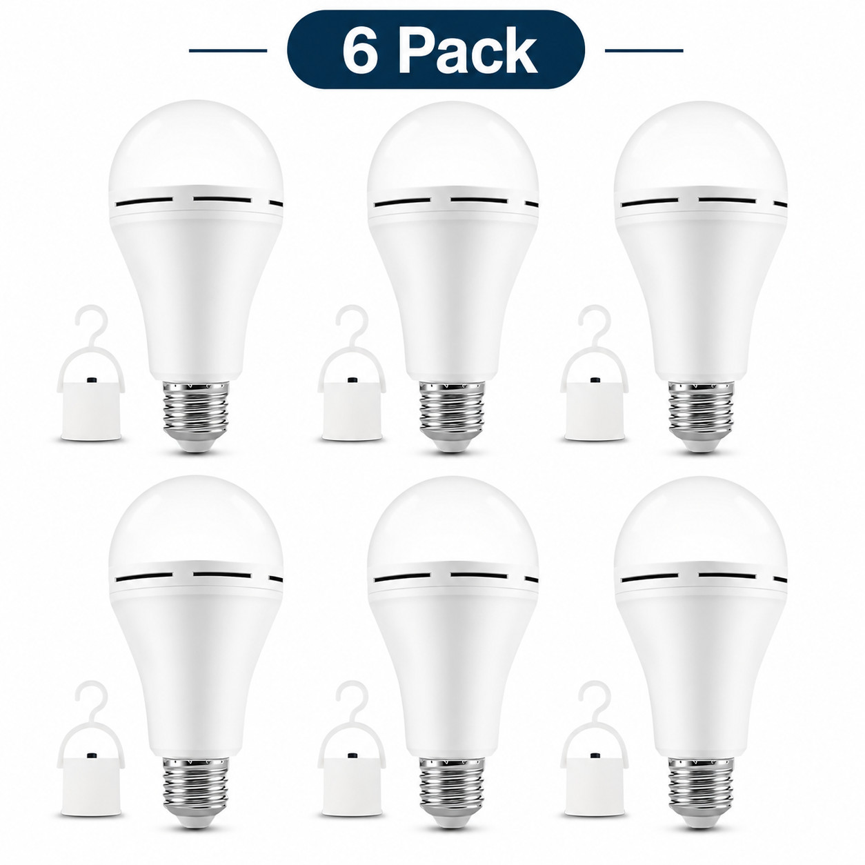 GMOX Rechargeable Emergency LED Light Bulb, E26/E27A21 Battery Backup Bulb GMOX Rechargeable Emergency LED Light Bulb, E26/E27A21 Battery Backup Bulb