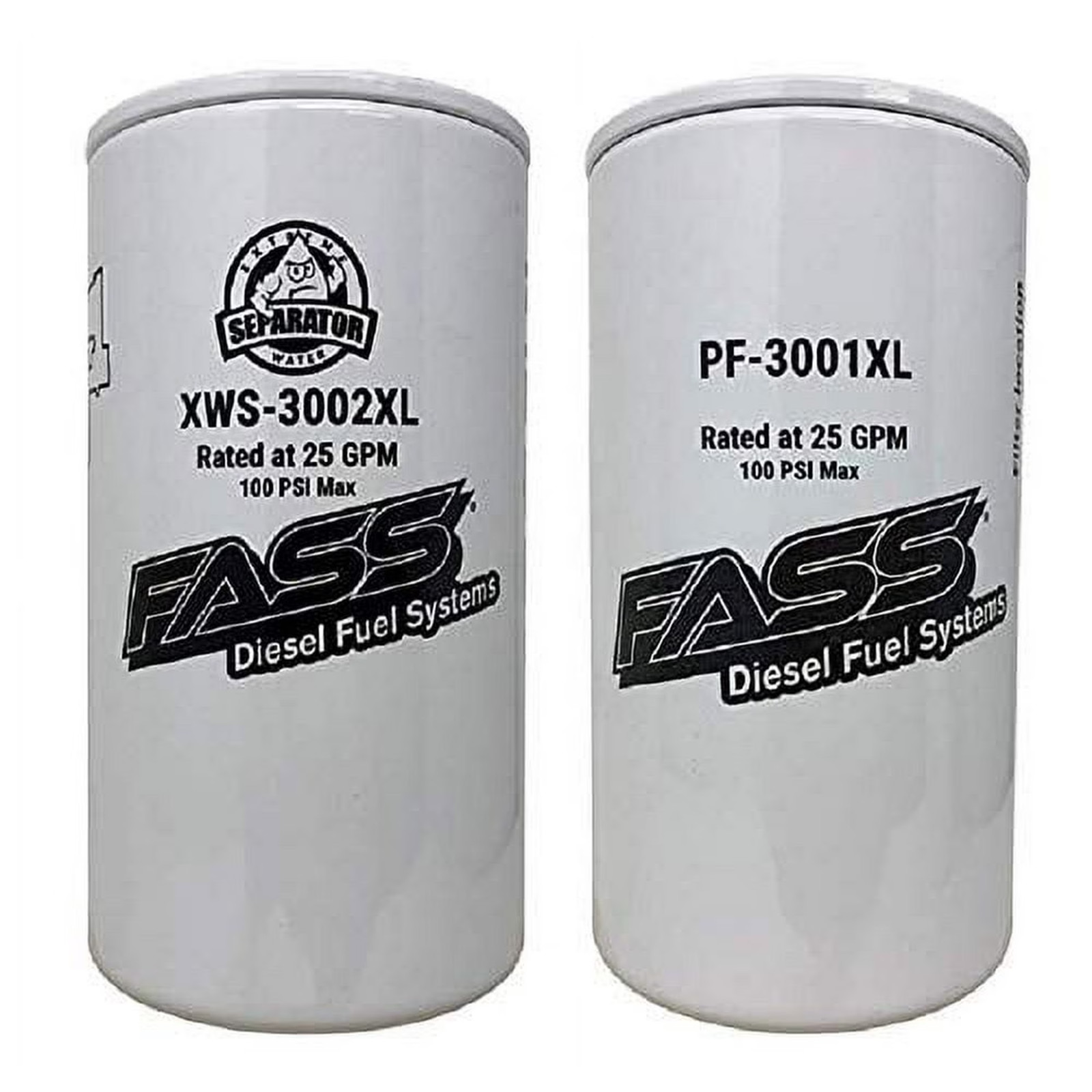 New For FASS Titanium Series Fuel Filter Combo Package XWS-3002XL / PF-3001XL