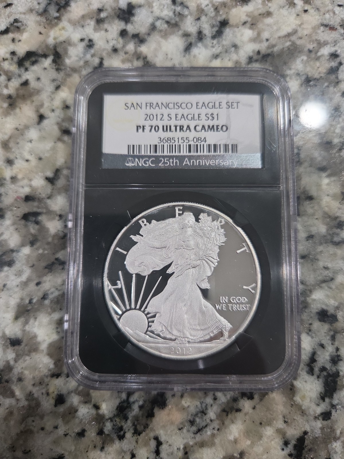 Rare 2012-S American Silver Eagle NGC-Proof 70 Ultra Cameo San Francisco Eagle Rare 2012-S American Silver Eagle NGC-Proof 70 Ultra Cameo San Francisco Eagle