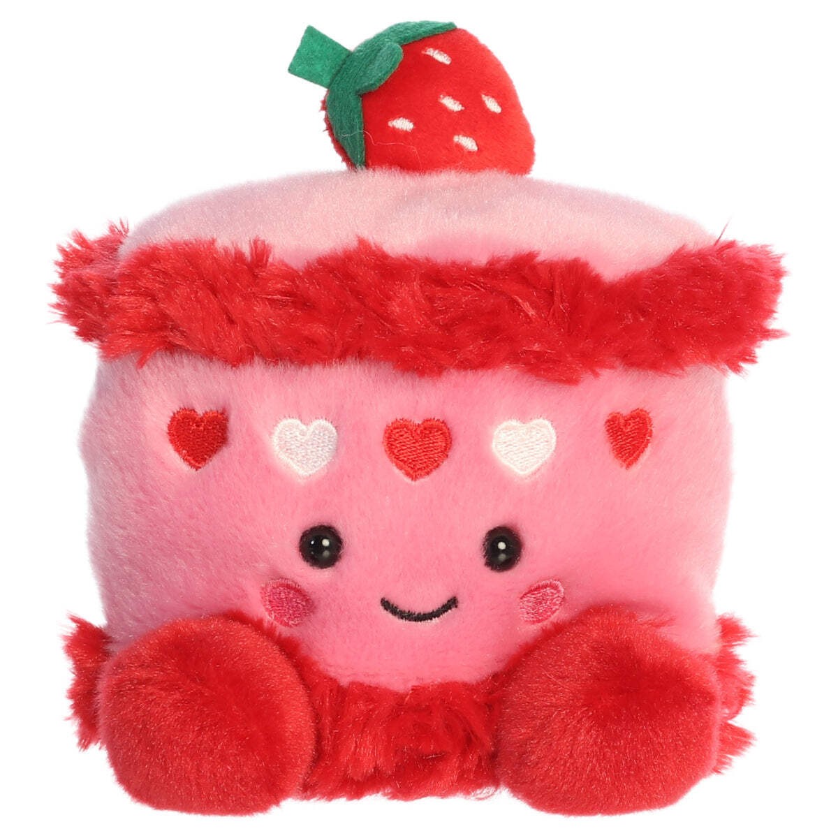 Aurora Palm Pals CRÃˆME Strawberry Cake 5-Inch Stuffed Animal Plush