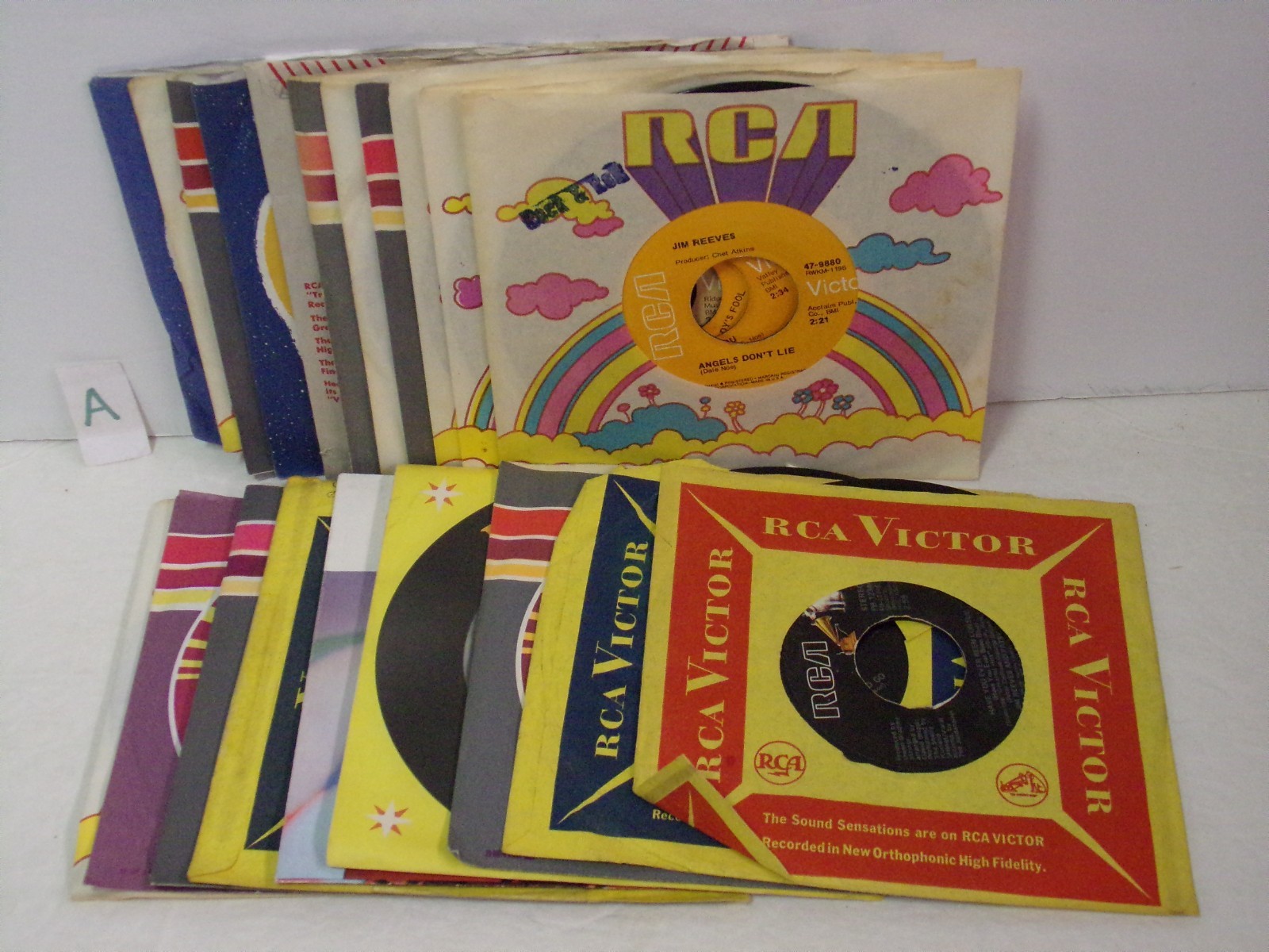 Jim Reeves Lot of 20 - 45 RPM Records Jim Reeves Lot of 20 - 45 RPM Records