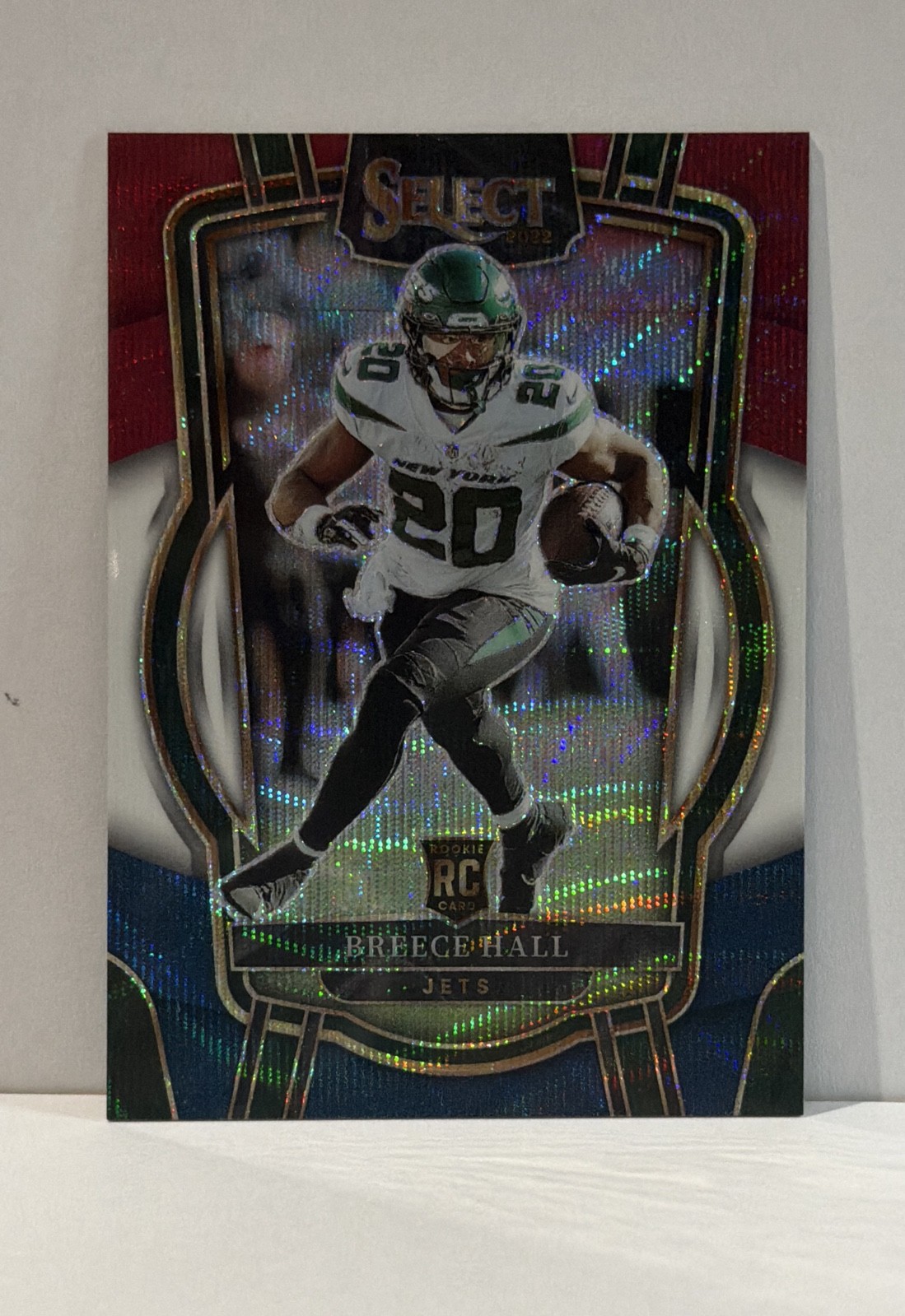 2022 Panini Select - Club Level Breece Hall #222 Tri-Color Prizm /149 (RC) 2022 Panini Select - Club Level Breece Hall #222 Tri-Color Prizm /149 (RC)
