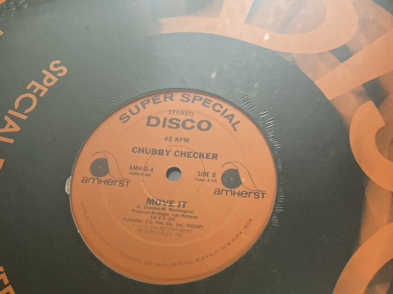 Chubby Checker The Rub Move It Disco Sealed Unopened 45 Record Disco Funk Chubby Checker The Rub Move It Disco Sealed Unopened 45 Record Disco Funk