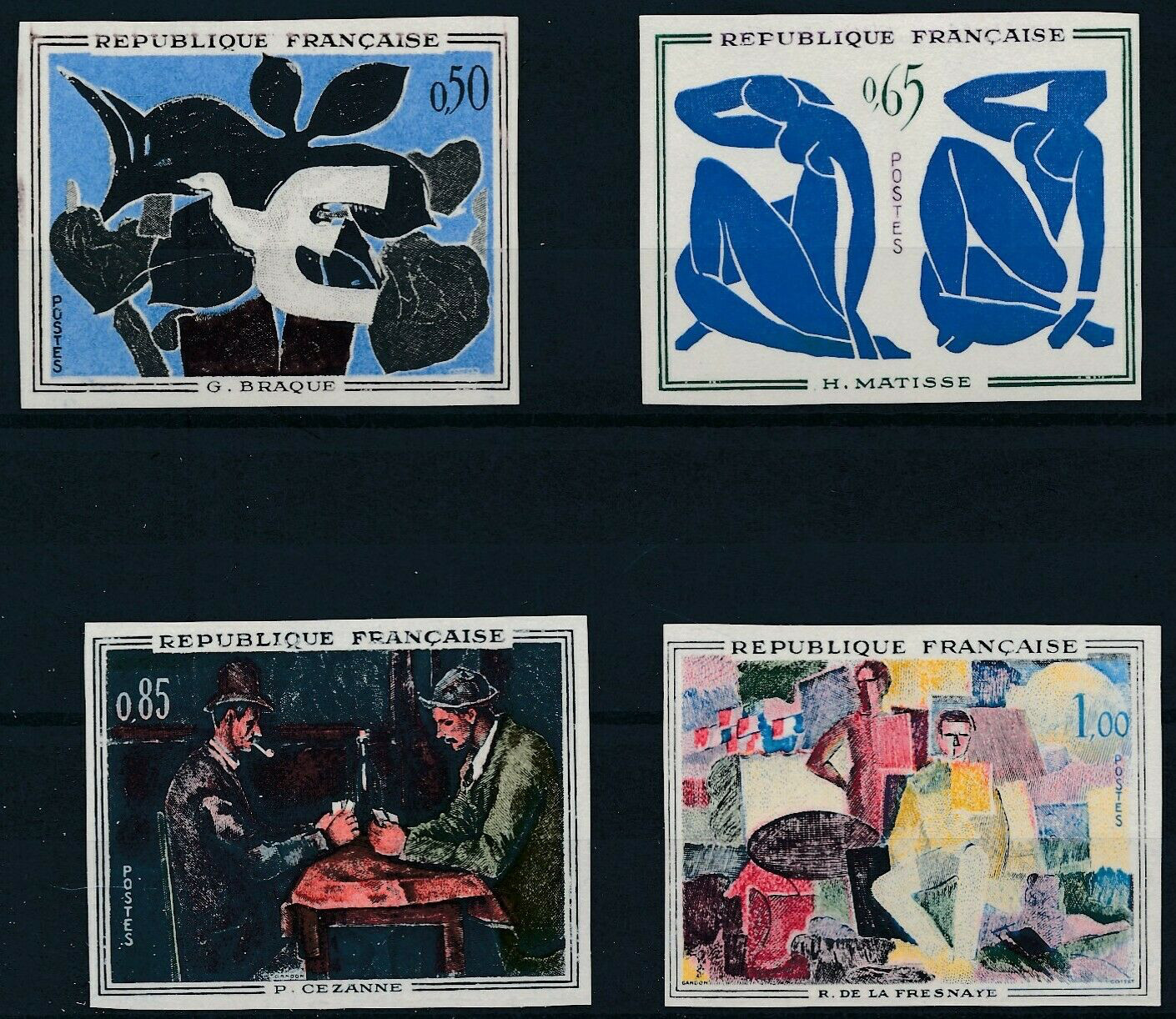 France #YT1319-YT1322 MNH 1961 Modern Art Matisse [1014-1017]