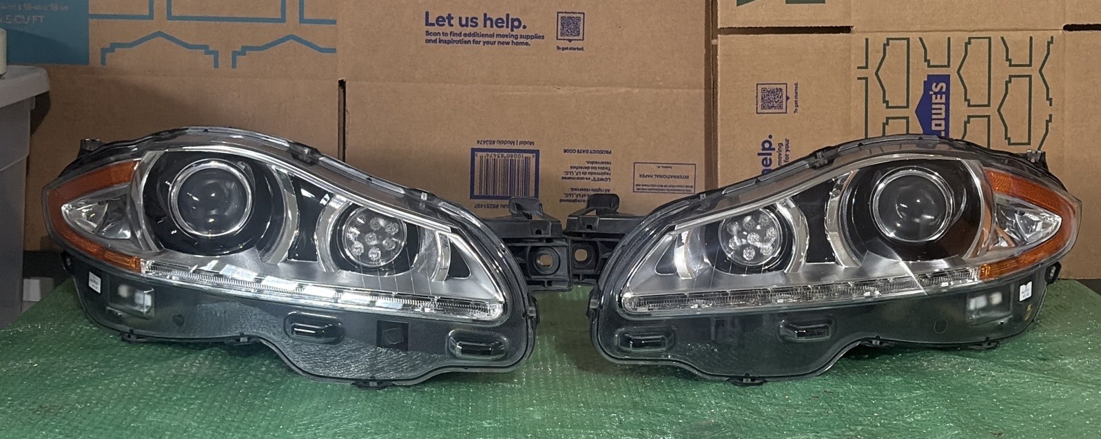 2010-2015 Jaguar DRIVER LEFT PASSENGER RIGHT XJ XJL Headlight XENON COMPLETE AFS