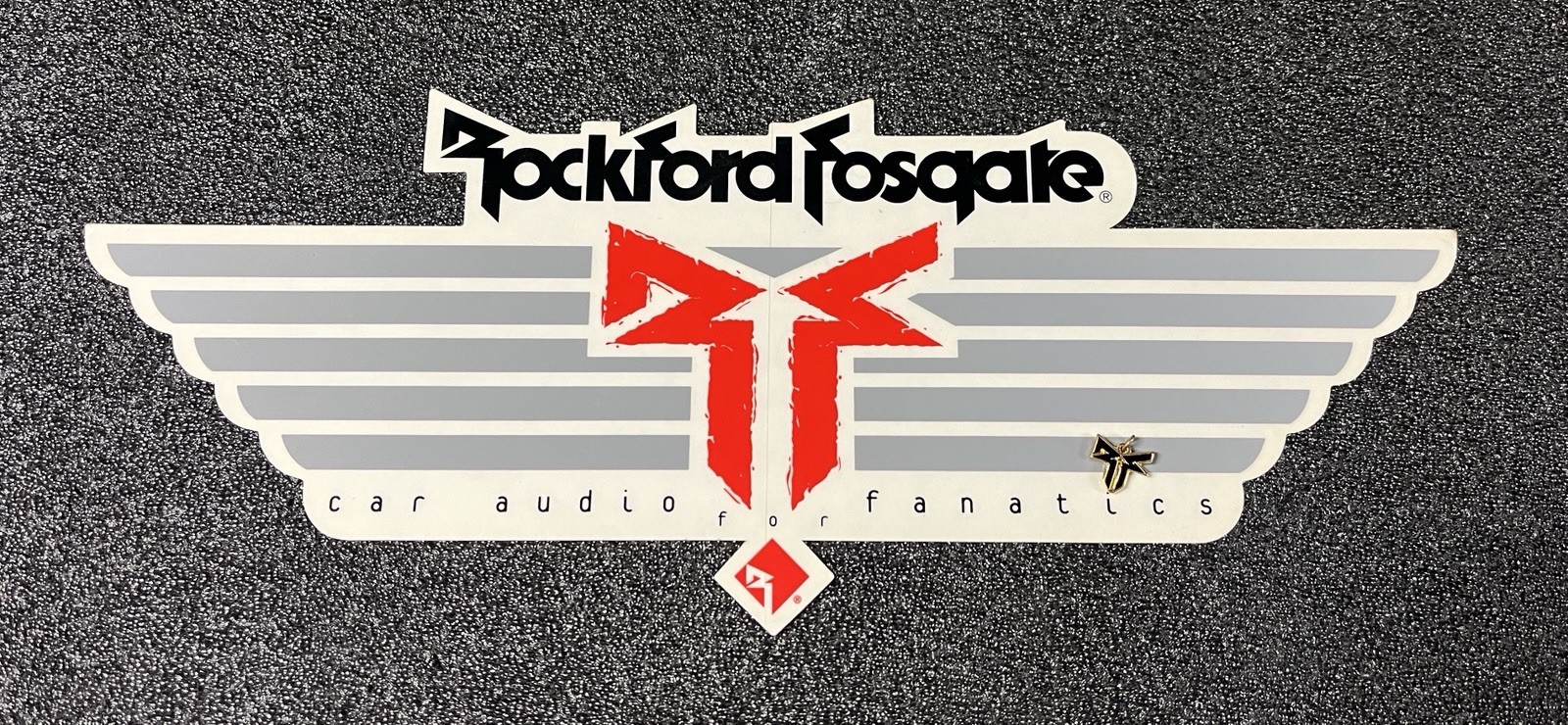 Rockford Fosgate Vintage Old School Sticker Charm old  stock NEW OEM