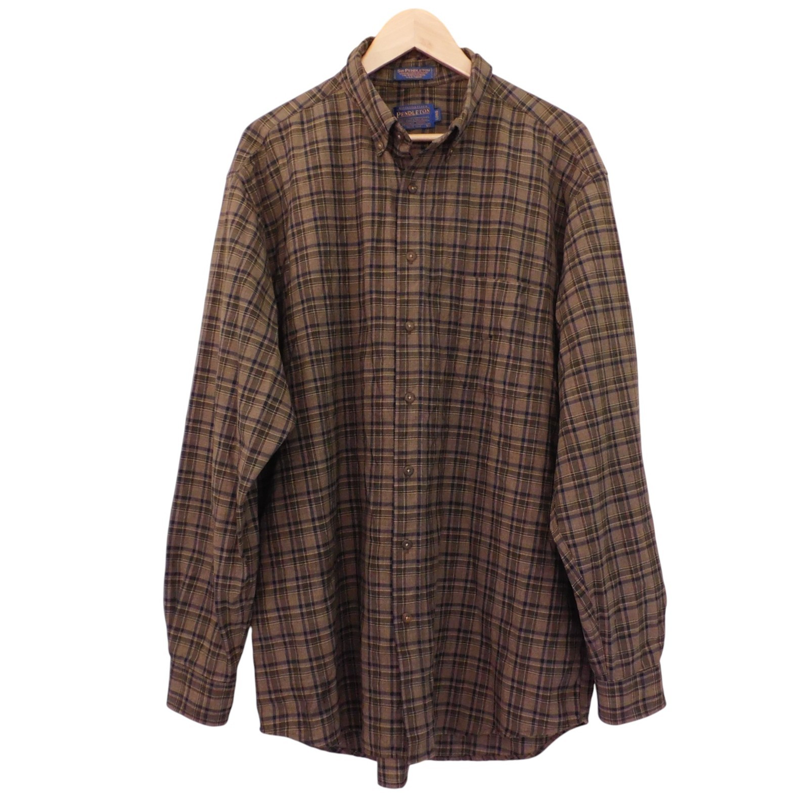 Vintage Sir Pendleton 100% Wool Plaid Flannel Shirt Lot Mens XL Long Tall Button Vintage Sir Pendleton 100% Wool Plaid Flannel Shirt Lot Mens XL Long Tall Button