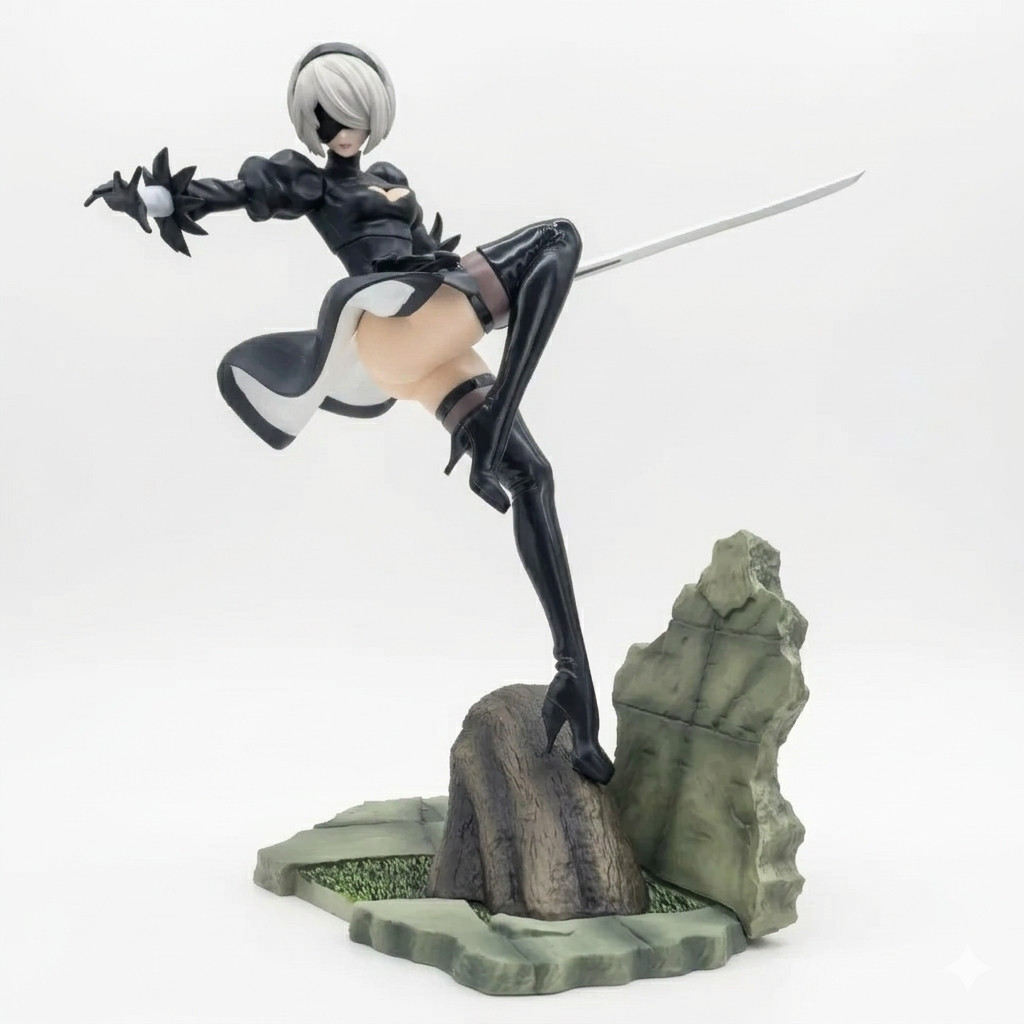 Nier Yorha Automata 2B 24cm Game Figure No. 2 Type B Nier Yorha Automata 2B 24cm Game Figure No. 2 Type B