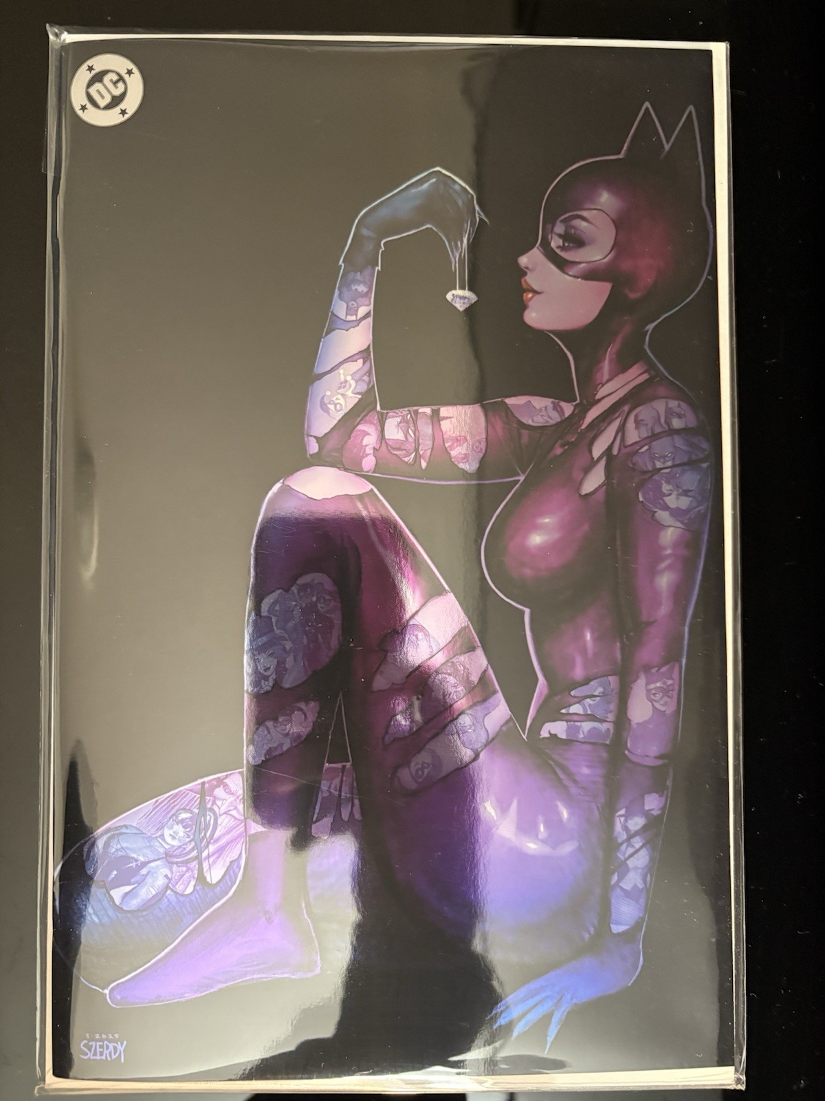 CATWOMAN 78 NATHAN SZERDY FOIL VIRGIN TATTOO EXCLUSIVE VARIANT 2025 CATWOMAN 78 NATHAN SZERDY FOIL VIRGIN TATTOO EXCLUSIVE VARIANT 2025