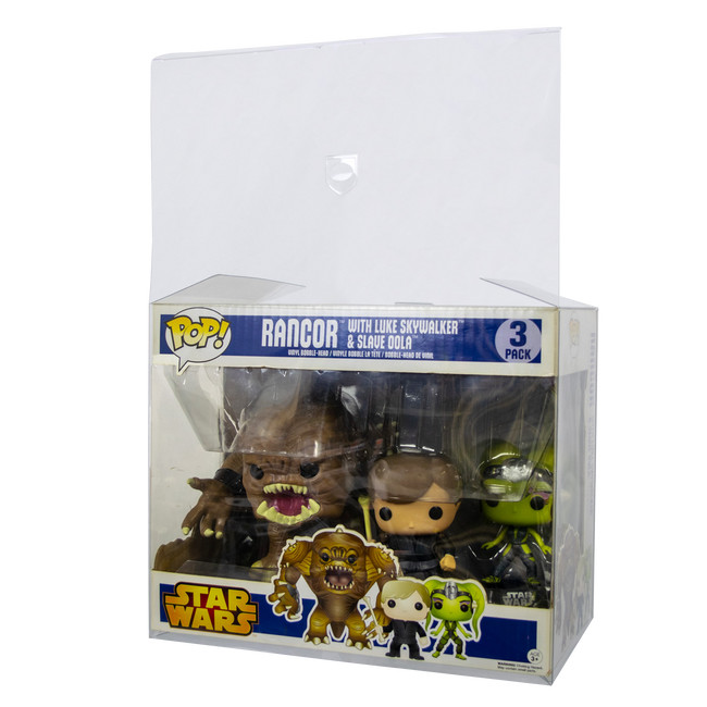 PopShield Protector for Funko Jabba The Hutt, Slave Leia, & Salacious B. Crumb PopShield Protector for Funko Jabba The Hutt, Slave Leia, & Salacious B. Crumb