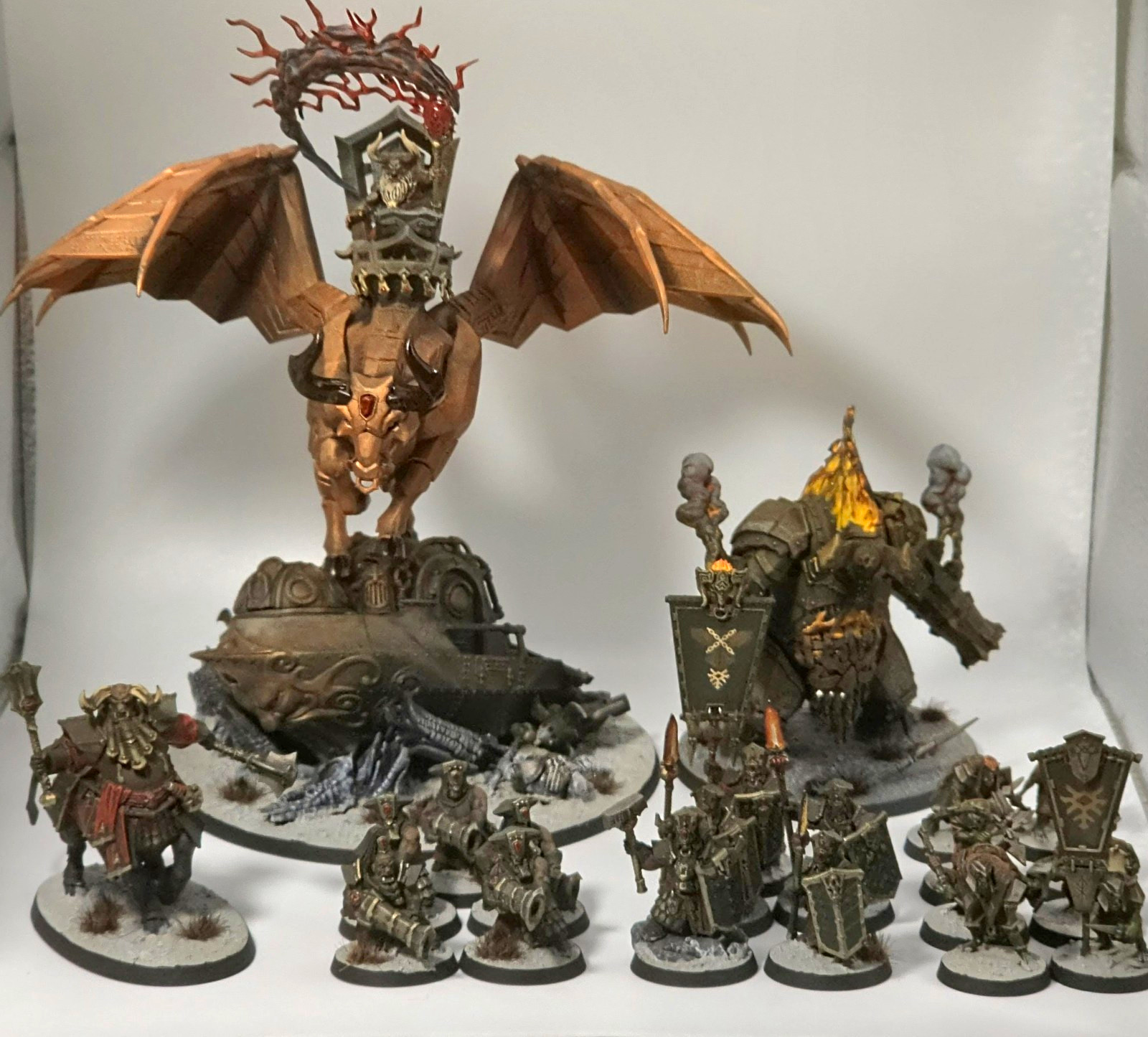 Warhammer Age Of Sigmar Helsmiths Of Hashut Fully Painted Table Ready Army